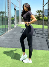 FREYA - UltraFlex Polyamide Legging - Black - VECTOR SPORTSWEAR